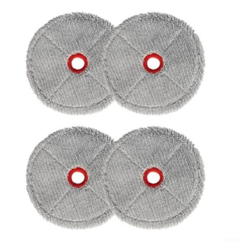 Shophubio Kit de trapeador de microfibra compatible con LG para Roboking AI, almohadillas de repuesto para mopa de aspiradora robot para suelos duros, lavable y seguro para mascotas y niños (paquete