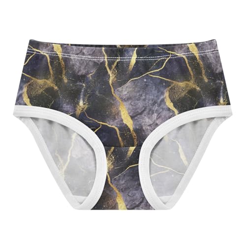 Joisal Chic Galaxy Purple Golden Toddlers Underwear Floral 2t Cotton Panties for Girl Animals Underpants Briefs