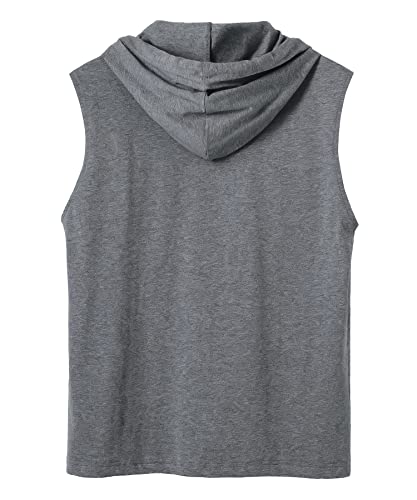 Harbrosrce Heren Workout Hoodie Tops Mouwloos Gym Tank Tops Atletische Training Spier Hooded T-shirts Bodybuilding Afgesneden Shirt - Image 3