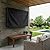 KHOMO GEAR Outdoor TV Cover - Panther Series - Universal Weatherproof Protector for 55-58 Inch TV - Fits Most Mounts & Brackets