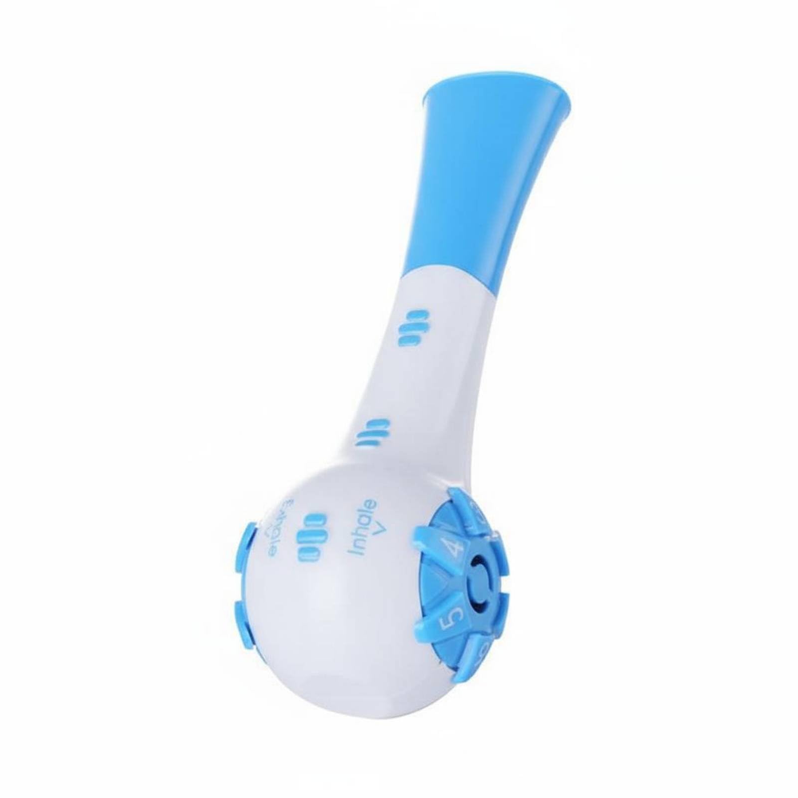 Detachable And Washable Lung Capacity Exerciser Easy To Clean Portable Lung Capacity Instructor Ergonomic Design Breathing Training Device For Athletes, Singers, Workout, Blue|Other Medical Monitoring-image-18