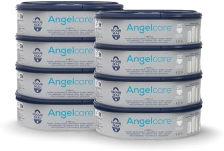 Angelcare Pack of 8 x Original Refills for Angelcare Nappy Bin, Dress-Up/Dress-Up XL/Classic XL - View 3