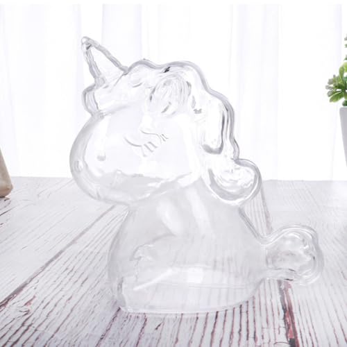 Boîtes en plastique transparent de licorne rangement polyvalent petits objets x24 - 7