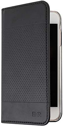 EMR-TeK EMF Protection Anti Radiation iPhone Case: iPhone 8 , iPhone 7, iPhone 6s and iPhone 6 RFID EMF Blocking Wallet Cell Phone Case (Black)