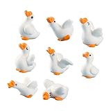 Design adorable: cette figurine d ' oies amusante présente un design adorable et ludique qui ajoute du plaisir et de l ' humour à votre espace de, parfait pour les amateurs de décoration intérieure