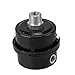 Produktbild BQLZR 3/8PT 16mm Luft Kompressor Filter Druckerzeuger Schwarz Metall Auspufftopf