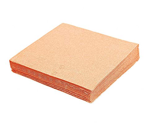 VEPATIM 80 Servietten 33 x 33 cm 1/4-Falz 3-lagig apricot