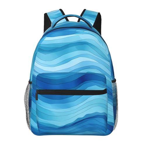 Sac à dos enfants à bandoulière réglable pour éviter le mal de dos motif rayures