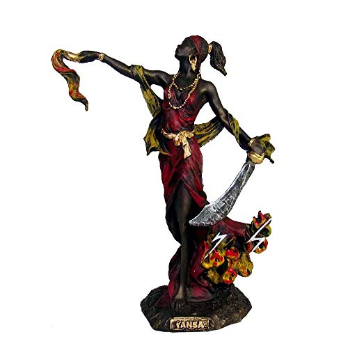 Orixá Yansã Oyá ou Inhançã estátua umbanda candomblé.