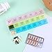 Large Weekly Pill Organizer 3 Times A Day, Moisture-Proof 7 Day Pill Box, Travel Pill Cases Portable for Pills Vitamin Fish Oil Supplements