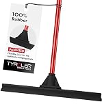 Tyroler Wet Room Floor Squeegee Heavy Duty | 45 Cm Head 100% Rubber | 4 Part 140 cm Long Handle Squeegee | Perfect Bathroom Squeegees and Shower Squeegees | Ideal for Any Surface
