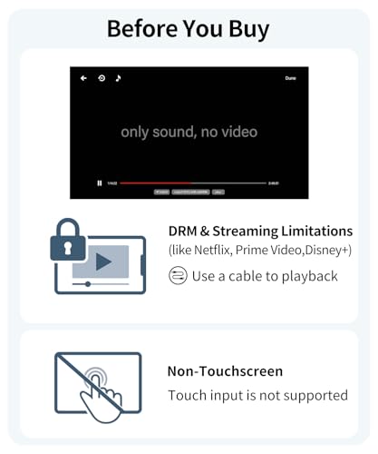 Image of MAGICRAVEN Wireless Portable Monitor for Laptop, 15.6 inch Portable Monitor with Battery-1080P FHD Second Screen for Home & Office, AirPlay & Miracast Casting, No Cables or Drivers Needed
