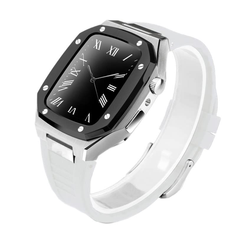 Kit modification Apple Watch métal agate protection intégrale iWatch 45mm