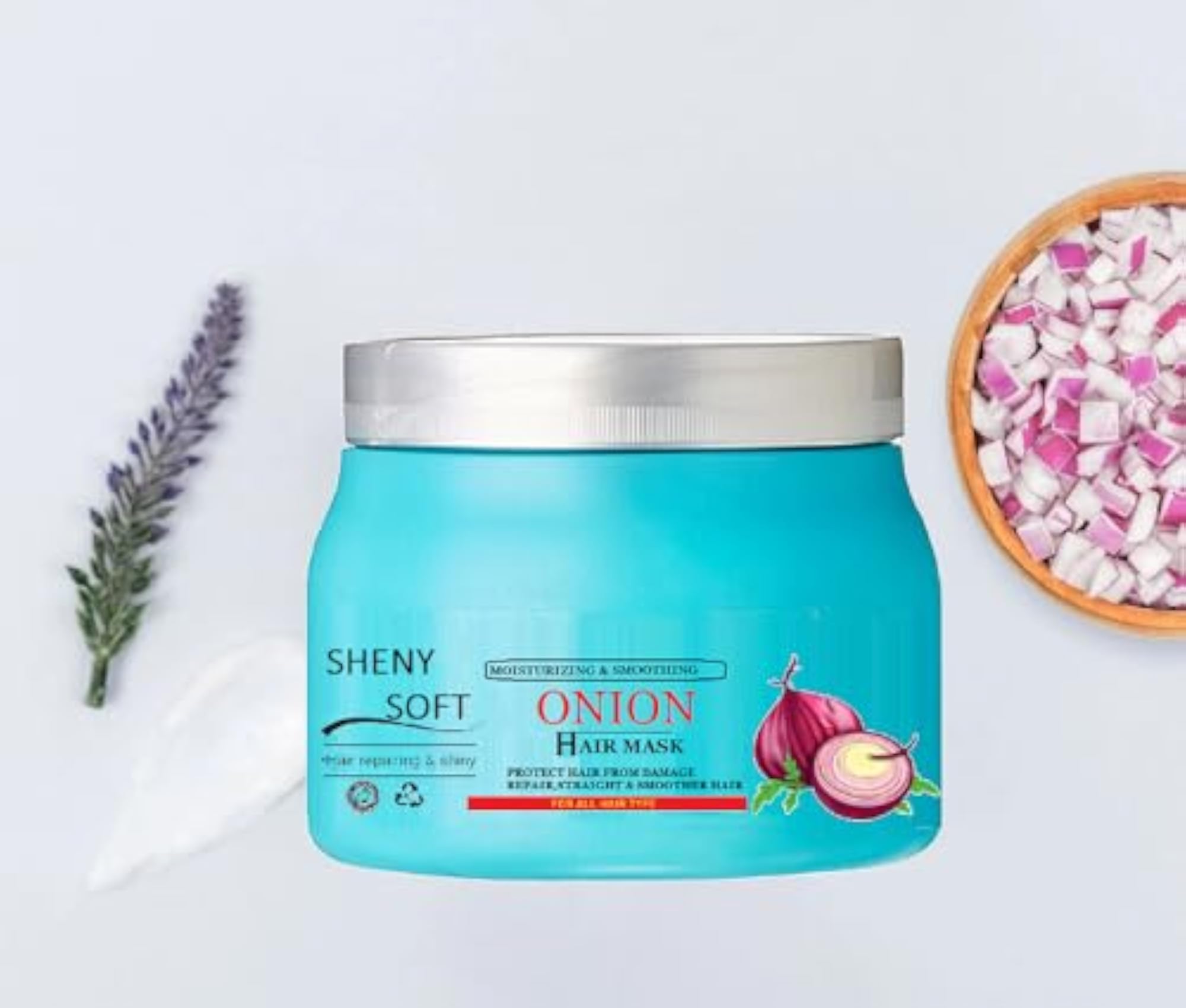 Onion Hair Mask for Damaged Hair, 1 Pack