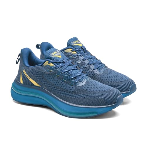 Image of ASIAN Powerplay-30 Men's Running Shoes | Lightweight Knit Upper, TPU Frame for Lateral & Arch Support, Memory Foam Bounce Insole | Ideal for Gym, Travel, Running & Walking