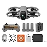 DJI Avata 360 Combo Fly More (RC 2) con accessori, drone a 360° con imaging 8K da 1 pollice per FPV e riprese aeree, con paraelica, Pad di atterraggio pieghevole (Avata 360 Fly More Combo)