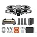 DJI Avata 360 Fly More Combo (RC 2) mit Zubehör, 360°-Drohne mit 1-Zoll-8K-Imaging für FPV- und Luftaufnahmen, 360°-Kameradrohne mit Propellerschutz, 3 Akkus (Avata 360 Fly More Combo)