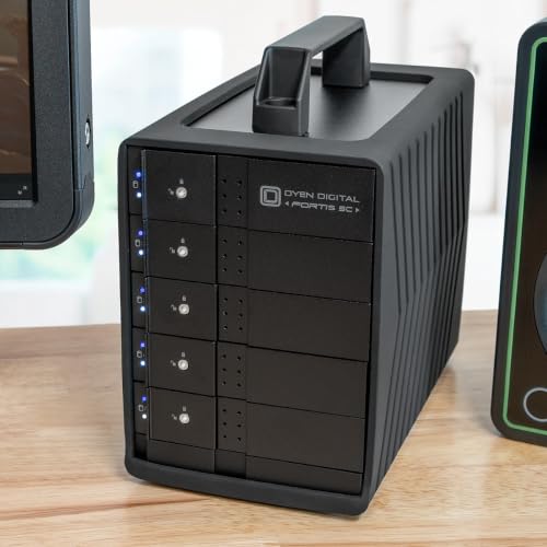 Image of Fortis 5C 5-Bay USB-C (USB 3.2) 120TB External Hard Drive Array