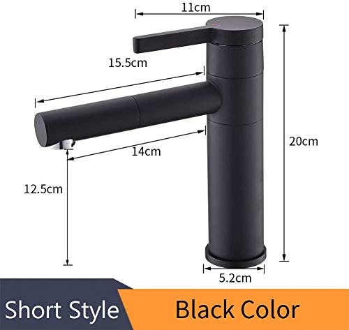 Grifo Grifo Grifos de lavabo Grifo de baño de latón Fregaderos de vasos Mezclador Grifo de tocador Grifo de caño giratorio Montado en grifo de lavabo de color blanco Cover