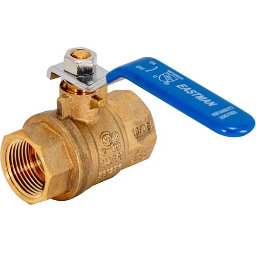 Image of Eastman 3 /4 Inch IPS Heavy Duty Full Port Ball Valve, Brass Plumbing Fitting, 20047LF