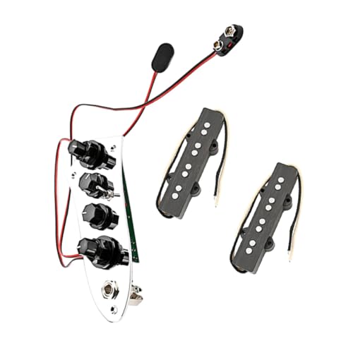 SUPVOX Electric Bass Pickup Set 4-string Space-saving Design Metal