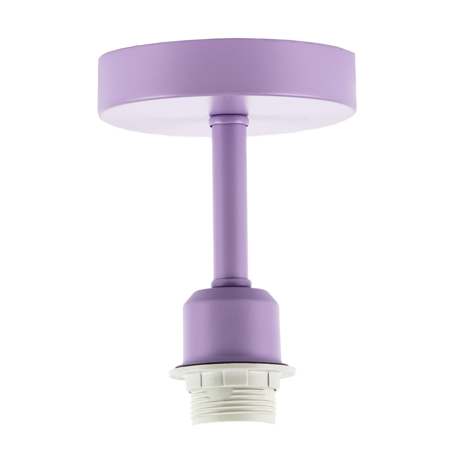 Happy Homewares Lavender/Lilac/Light Traditional Ceiling Fitting To Hold Lamp Shades