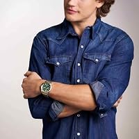 FOSSIL Everett Herrenuhr, Quarz-Chronographenwerk mit Edelstahl- oder Lederarmband – Ansicht 2