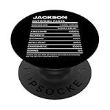 Jackson Nutrition Facts Name Funny Birthday