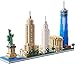 BIDIUTOY Architecture New York City, New York Skyline Model Kit-with 3452 pcs+ Micro Mini Blocks, Collection Building Set Architectural Model Toys Great Gifts for Kids & Adults