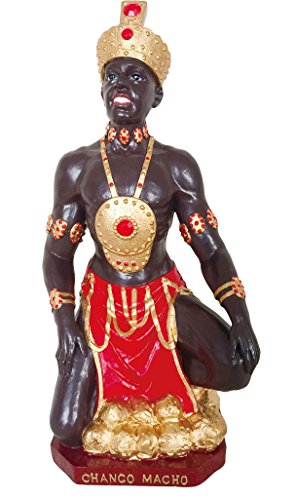 Estatua Orisha Shango Macho de 8.5 pulgadas