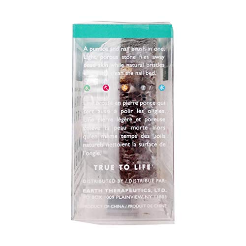 Earth Therapeutics Pumice Stone with Brush, 1 EA