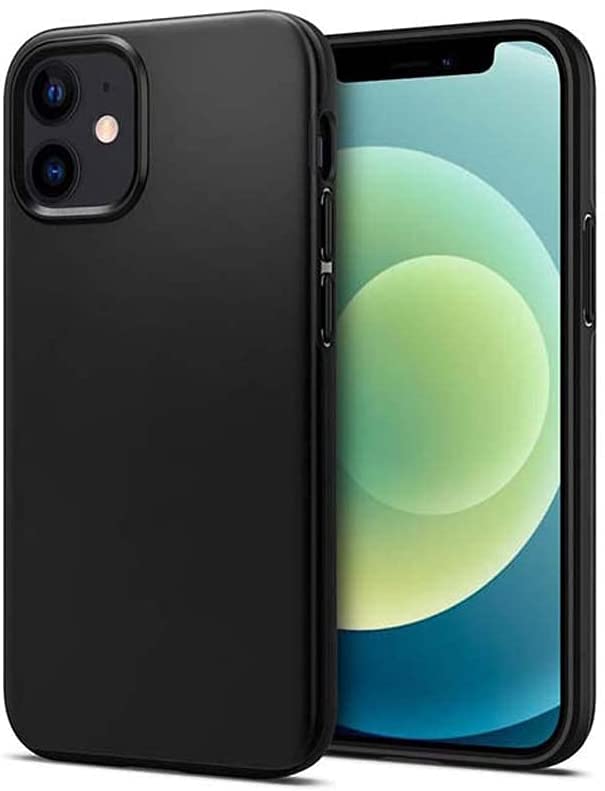 Protection iPhone 12 Mini coque arrière noire mince anti-chute