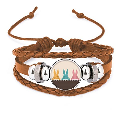 Bracelet en cuir lapin accessoire bohème pour vos sorties et festivals d'été