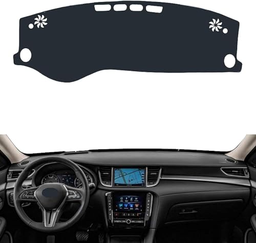 Funda para salpicadero Infiniti QX50 2018-2021 alfombrilla protectora negra