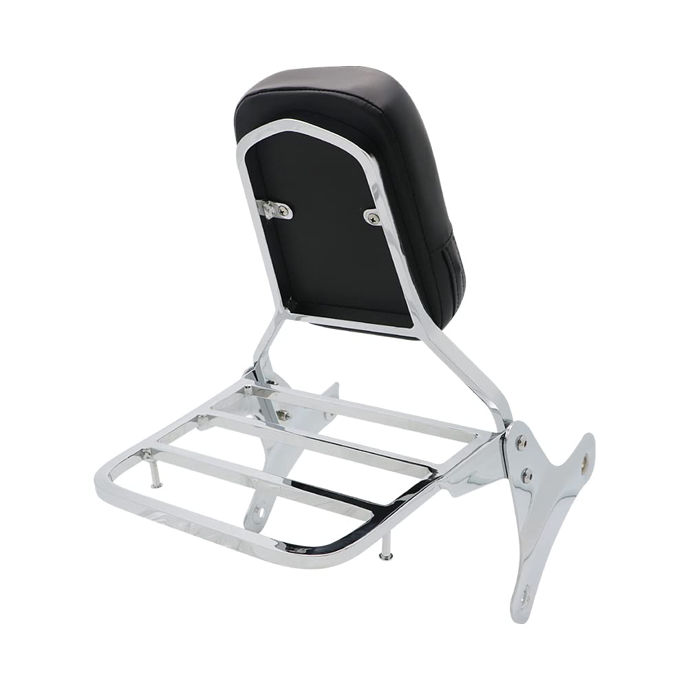 Schienale passeggero Sissy Bar con portapacchi per Honda Shadow ACE VT400 VT750 C2 RC44 VT 400 750 1997-2003