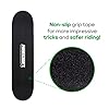 Skateboard with Printed Graphic Grip Tape - Great for Kids and Teens, Cruiser Skateboard with ABEC 5 Bearings, Durable Deck, Smooth Wheels #1