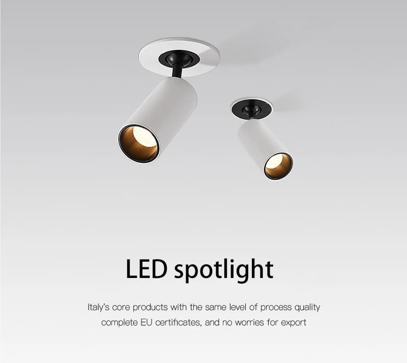 Spot LED encastrable 3W blanc 6000K en aluminium compact - 2