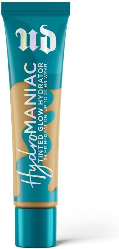 Urban Decay Stay Naked Hydromaniac Tinted Glow Foundation, Buildable Medium Coverage, Vegan Formula*, Shade: 41, 35ml