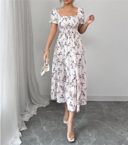 Robe longue smockée pour silhouette sublimée sans complexe - 7