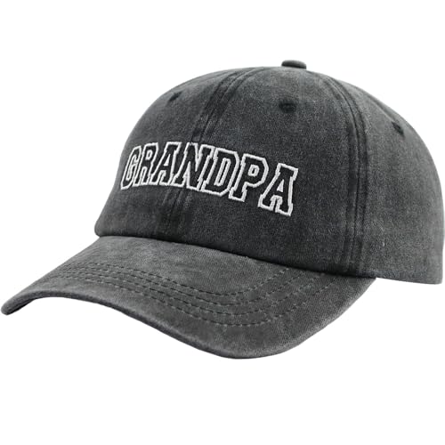 Image of Funny Dad Hats for Men, Adjustable Cotton Papa Embroidered Baseball Cap