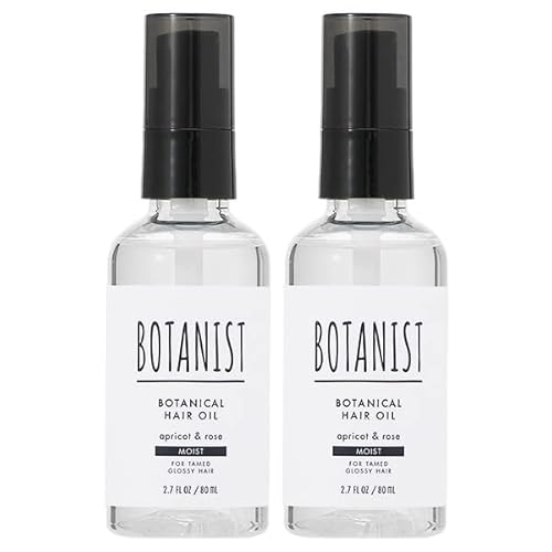 【セット】 ボタニスト BOTANIST ボタニカル ヘアオイル モイスト アプリコット＆ローズ 80mL 2本セット アウトバストリートメントのサムネイル