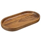 BUTLERS Ablageschale Akazienholz 23x13 cm -Acacia- Seifenablage für Waschbecken oder Dusche...