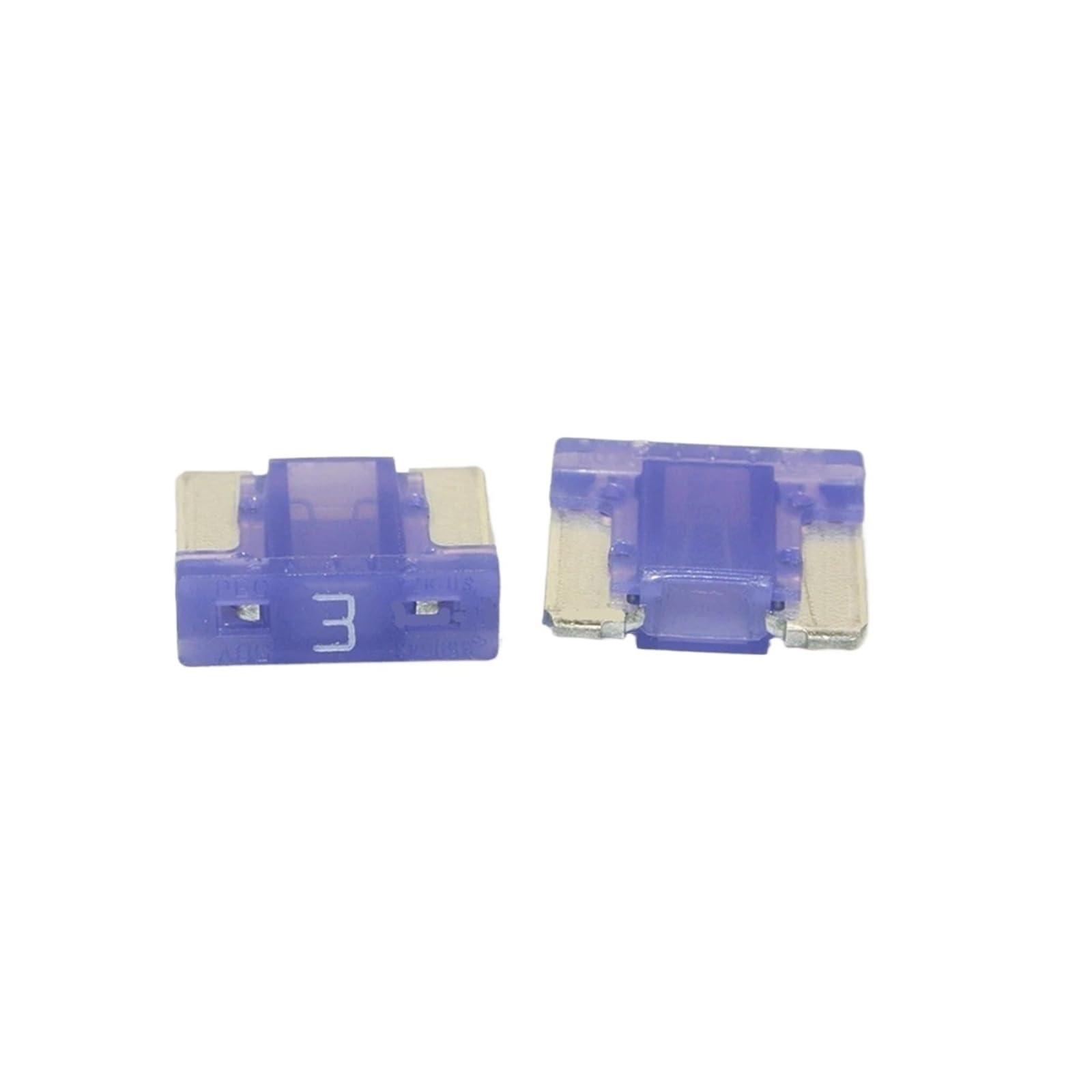 Surtido de fusibles de cuchilla cortos de perfil bajo (90/50 unidades, 3 A, 5 A, 7,5 A, 10 A, 15 A y 20 A) for coches, barcos, camiones y SUV.(90fuse1tapwith box)