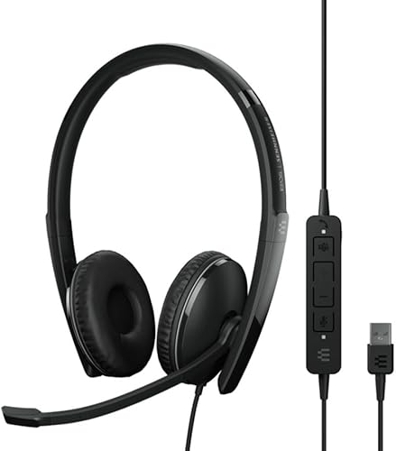 Miniatura 4 de EPOS Adapt 165T USB II - Auriculares con cable de doble cara - Conectividad Jack de 0.138 in/USB - Certificación de equipos - UC optimizado - Sonido