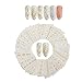 SENDILI Stickers Nail Art Ongles - 30 Feuilles Stickers Ongles Autocollants 3D Transfert d'eau Conception des ongles Différents Motifs