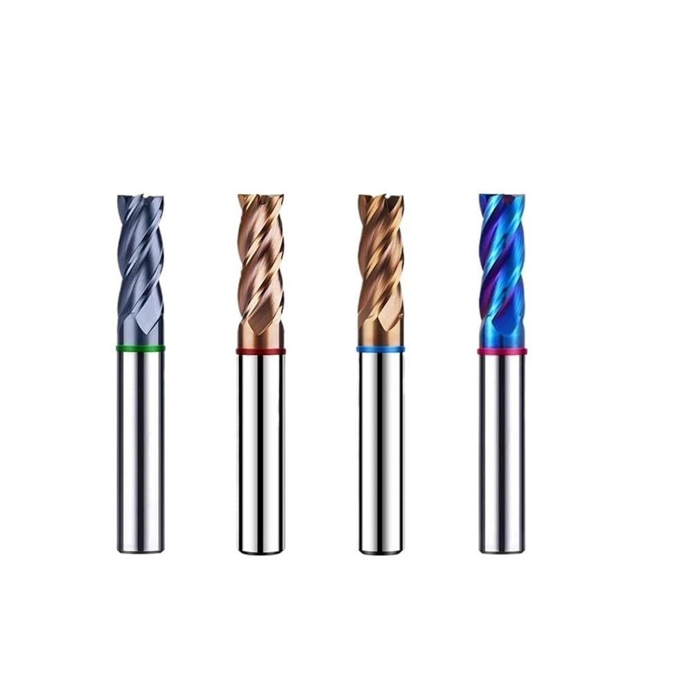 4-schneidiger flacher Schaftfräser aus Wolframstahlkarbid for mechanische CNC-Fräser aus rostfreiem Stahl(TGR-HRC55,18x55x150)