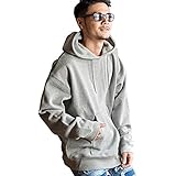 [キャバリア] メンズ ユニセックス プルオーバー パーカー スウェット ビッグシルエット 無地 裏起毛 CAJP19-12 46(L) GRY(グレー)