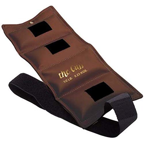 Poids pour cheville et poignet The Cuff Deluxe coloris noyer de 0,2 kg