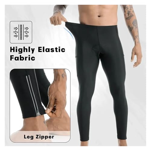 Calzas Ciclistas Acolchadas para Invierno Hombre miniatura 5