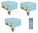 Unique Despicable Me Birthday Party Supplies Bundle Pack Includes Plastic Table Covers - 3 Pack